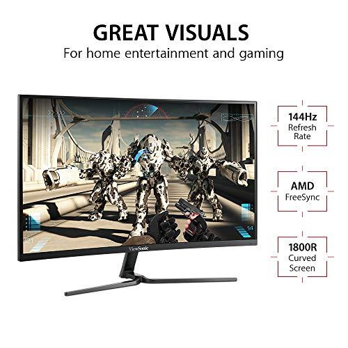 Monitorius VIEWSONIC VX2458-c-mhd (24", TFT, FullHD 1920x1080, DisplayPort, HDMI, juodos spalvos)
