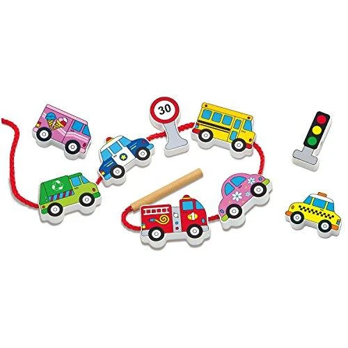 Viga Mediniai Žaislai Rustino Blokai Automobiliai