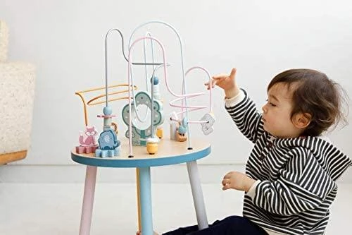 Viga Toys Medinis Edukacinis Stalas Manipuliacija Su Gyvūnais