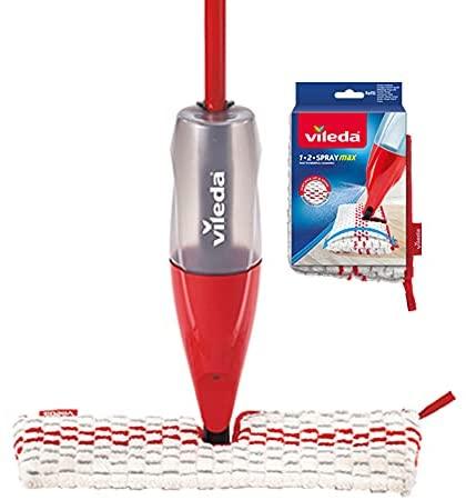 Grindų valymo šepetys su purkštuku Vileda 1-2 SPRAY MAX
