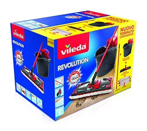Vileda Revolution šluota (158576) su kibiru