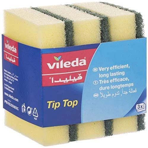 VILEDA Tip Top universalios kempinės kasdieniam valymui, 3 vnt.