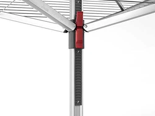 Vileda Sun Lift Compact 168250 lauko drabužių džiovintuvas Juoda, Balta Aliuminis 40 m
