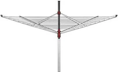 Vileda Sun Lift Compact 168250 lauko drabužių džiovintuvas Juoda, Balta Aliuminis 40 m