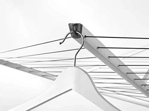Vileda Sun Lift Compact 168250 lauko drabužių džiovintuvas Juoda, Balta Aliuminis 40 m