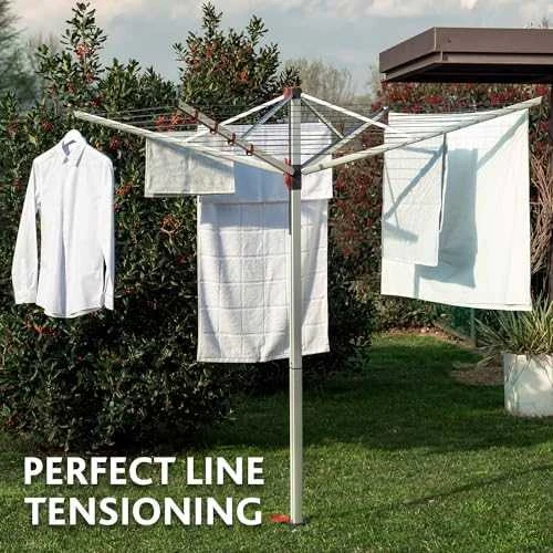 Vileda Sun Lift Compact 168250 lauko drabužių džiovintuvas Juoda, Balta Aliuminis 40 m