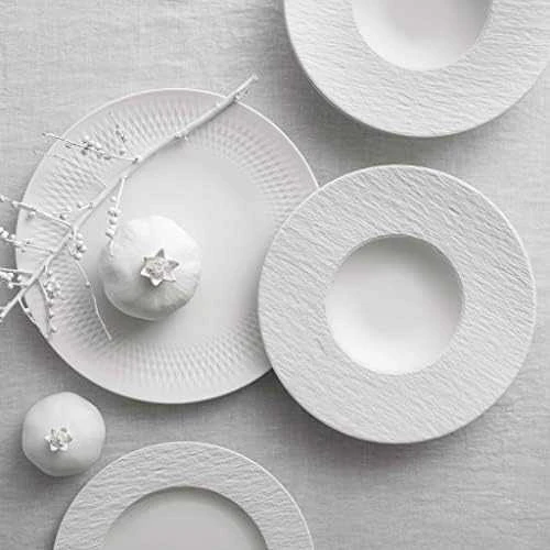 Villeroy & Boch Manufacture Rock -astiasarja, 6-osainen, valkoinen