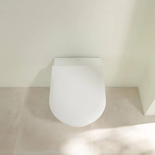 Pakabinamas klozetas Villeroy & Boch Subway 2 Direct Flush su slim Soft Close dangčiu ir CeramicPlus