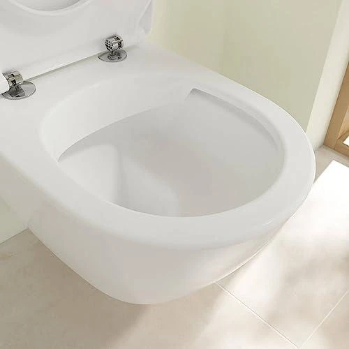 Pakabinamas klozetas Villeroy & Boch Subway 2 Direct Flush su slim Soft Close dangčiu ir CeramicPlus