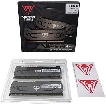 PATRIOT Memory Viper Steel PVS416G320C6K - 16 GB - 2 x 8 GB - DDR4 - 3200 MHz - 288-pin DIMM