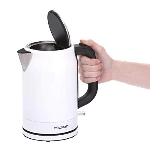 CLoer Virdulys 4521 Standard, Nerūdijantis plienas, Baltas/stainless steel, 2200 W, 360° rotational base, 1.7 L