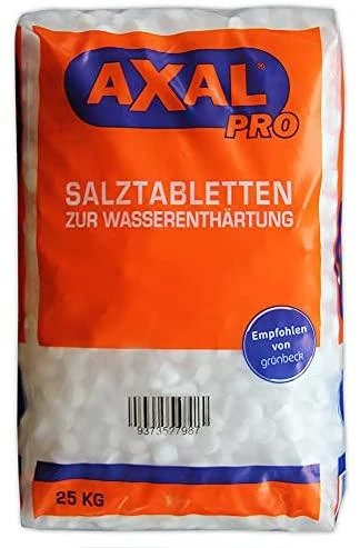 Druska Axal Pro vandens minkštinimo filtrams, 25 kg