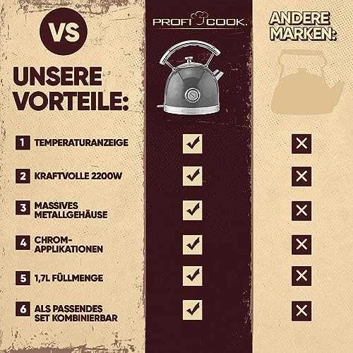 Profi Cook Clatronic Virdulys INOX PC-WKS 1192