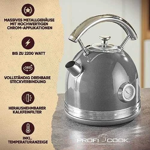 Profi Cook Clatronic Virdulys INOX PC-WKS 1192