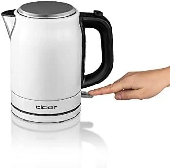 Virdulys CLoer Standard, Nerūdijantis plienas, Baltas/stainless steel, 2200 W, 360° rotational base, 1 L