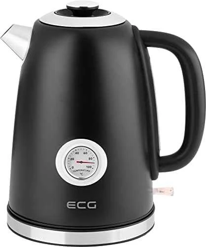ECG RK 1700 Magnifica Nero Elektrinė virdulys, 1.7L, Nerūdijantis plienas