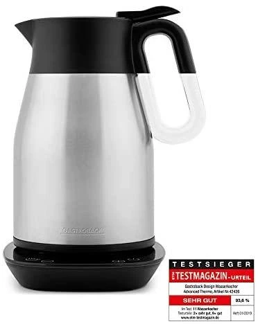 Gastroback Electric Virdulys 42426 Su elektroniniu valdymu, nerūdijantis plienas, nerūdijantis plienas, 2200 W, 1,7 l, 360° besisukantis pagrindas