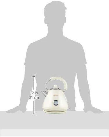 Virdulys Gorenje K17CLI Standard, Plastic/ metal, Kreminis, 2200 W, 360° rotational base, 1.7 L