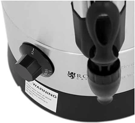 Virdulys Royal Catering Warnik karšto vandens šildytuvas dvigubas sienas plieno 8.7L 1500W