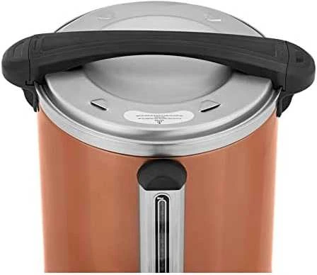 Royal Catering Warnik vandens šildytuvas su dvigubomis sienelėmis ir kanalizacija 13,5 L 2500 W oranžinė