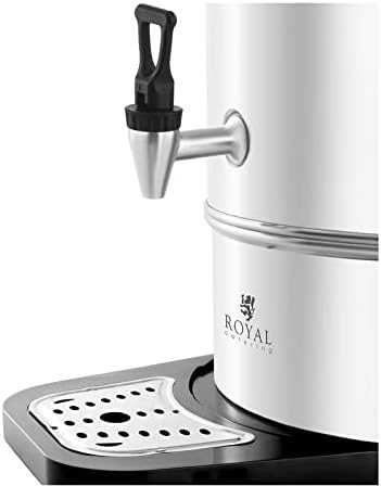Virdulys Royal Catering Šiltesnis šildytuvas su lašinamuoju tinkleliu karštam vandeniui, nerūdijantis plienas 230V 30L