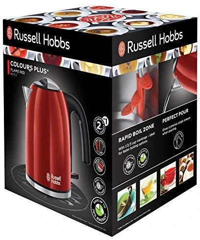   Virdulys Russell Hobbs 20412-70 Colours+ | 1,7L | raudonas