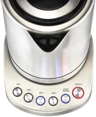 SLS Solis Vario Temp Virdulys elektrinis virdulys 1,7 L 2200 W Nerūdijančiojo plieno