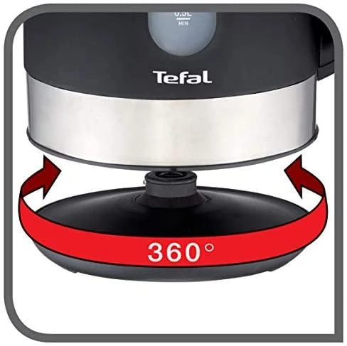 Elektrinis virdulys TEFAL SNOW KO3308, 1.7 l, Juodas