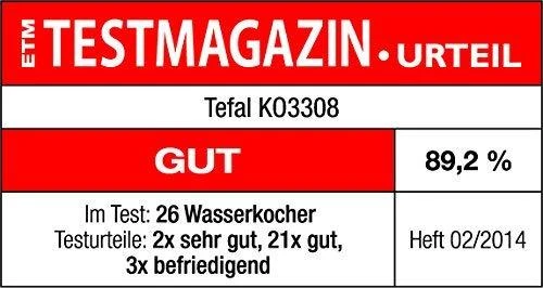 Elektrinis virdulys TEFAL SNOW KO3308, 1.7 l, Juodas