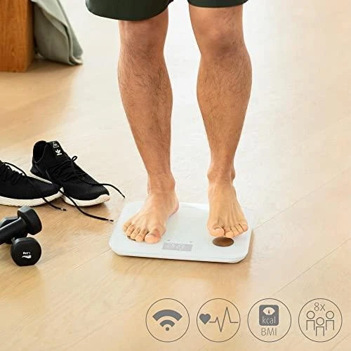 Medisana BS 600 Connect WiFi kūno analizės svarstyklės (baltas)