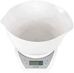 Virtuvinės svarstyklės Salter 1024 WHDR14EU16 Digital Kitchen Scale & Dual Pour Bowl - Baltas