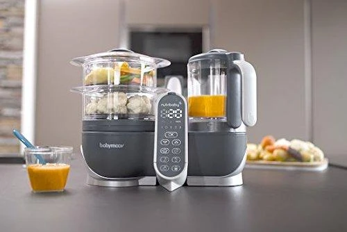 Daugiafunkcis virtuvės kombainas Babymoov Nutribaby(+) 6-in-1 (pilkas)