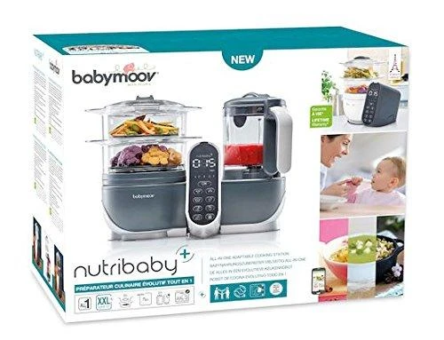 Daugiafunkcis virtuvės kombainas Babymoov Nutribaby(+) 6-in-1 (pilkas)