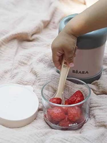 Trintuvas-garintuvas Beaba Babycook Neo, tamsiai mėlynas/baltas