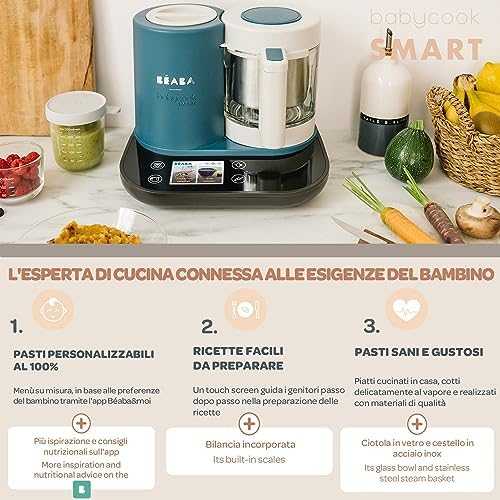 BEABA BABYCOOK SMART TRINTUVAS-GARINTUVAS, CHARCOAL, modelis - 912860 ...