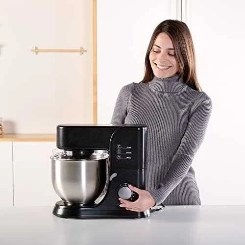 Virtuvinis kombainas Black & Decker Juodas & Decker | Kitchen Machine | ES9130080B | 1000 W | Greičių skaičius 8 | Bowl capacity 5.2 L | Juodas
