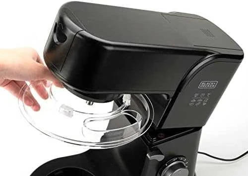 Virtuvinis kombainas Black & Decker Juodas & Decker | Kitchen Machine | ES9130080B | 1000 W | Greičių skaičius 8 | Bowl capacity 5.2 L | Juodas