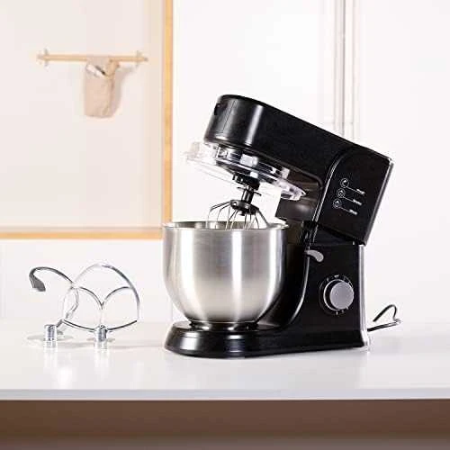Virtuvinis kombainas Black & Decker Juodas & Decker | Kitchen Machine | ES9130080B | 1000 W | Greičių skaičius 8 | Bowl capacity 5.2 L | Juodas