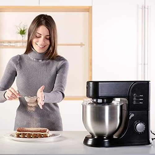 Virtuvinis kombainas Black & Decker Juodas & Decker | Kitchen Machine | ES9130080B | 1000 W | Greičių skaičius 8 | Bowl capacity 5.2 L | Juodas