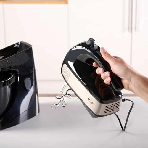 juodas+decker Hand mixer Juodas & Decker BXMXA500E (500 W)