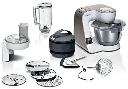 MUM5 MUM5XW20 Virtuvinis kombainas Bosch, Baltas, šampaninis
