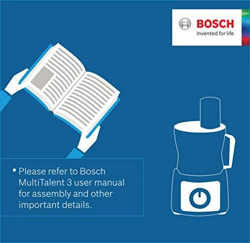 Bosch Virtuvės kombainas MultiTalent 3, 800 W, Juodas (MCM3501M)