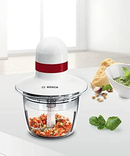 Bosch MMRP1000 Smulkintuvas, YourCollection, 400 W, Baltas, giliai raudona