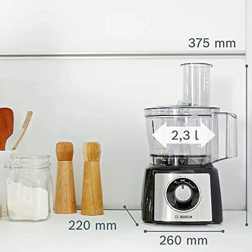 Bosch Virtuvės kombainas MultiTalent 3, 800 W, Juodas (MCM3501M)