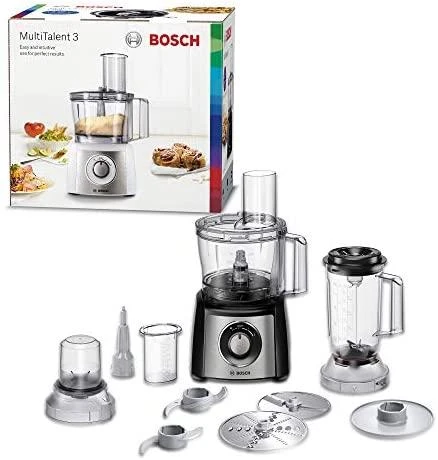 Bosch Virtuvės kombainas MultiTalent 3, 800 W, Juodas (MCM3501M)