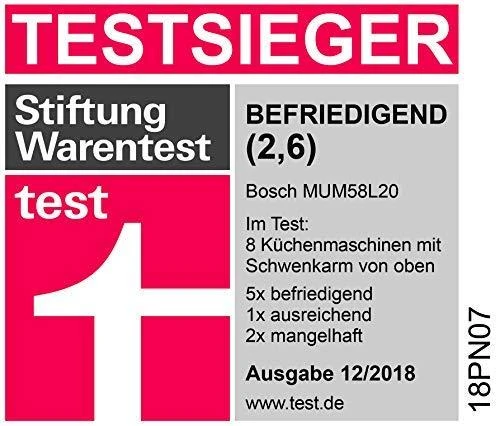 MUM5 MUM58L20 Virtuvinis kombainas Bosch , pilkas, sidabrinis