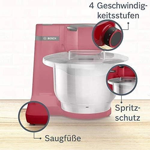 Bosch Virtuvės kombainas MUM Serie | 2 700 W Raudonas, MUMS2ER01