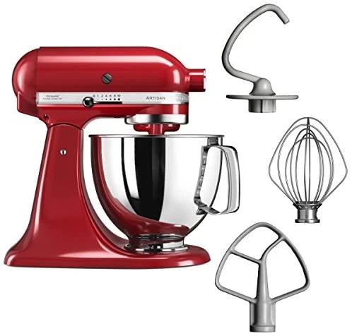 Virtuvinis kombainas KitchenAid Artisan 5KSM125, 4,8 l, Raudonos spalvos