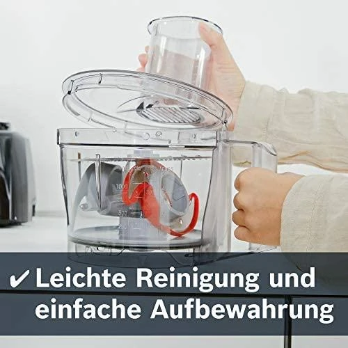 Virtuvinis kombainas Bosch | Food processor | MCM3201B | 800 W | Greičių skaičius 2 | Bowl capacity 2,3 L | Ice crushing | Maišytuvas | Juodas