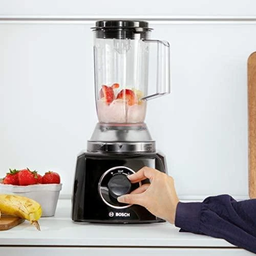 Virtuvinis kombainas Bosch | Food processor | MCM3201B | 800 W | Greičių skaičius 2 | Bowl capacity 2,3 L | Ice crushing | Maišytuvas | Juodas